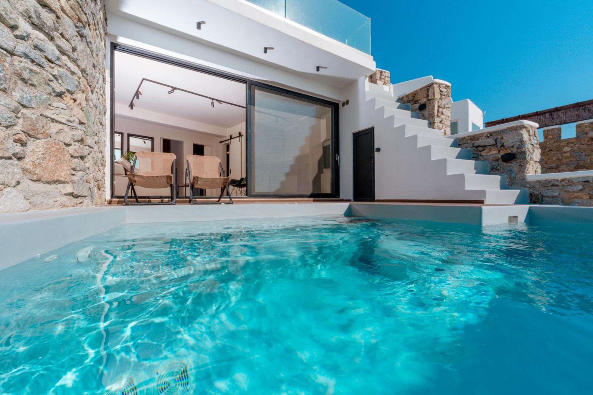Luxury House With Private Pool At Elia Beach Mykonos Town Ngoại thất bức ảnh